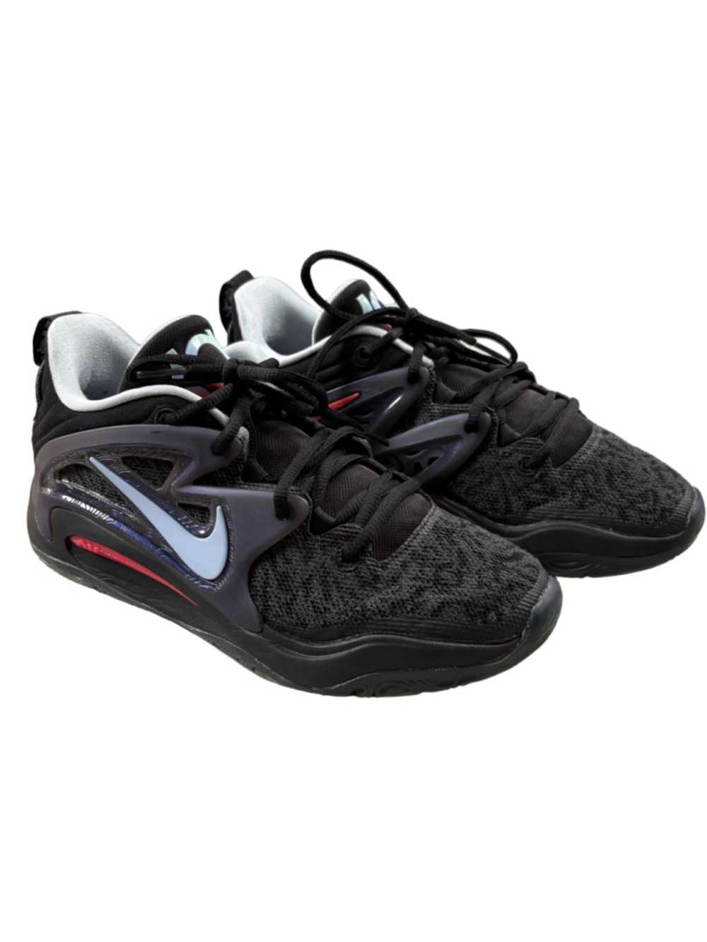 Nike KD Trey 5 X Mens 7 Black Red Basketball Shoes DC1975-004